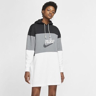 Rochie Nike Sportswear French Terry Dama Negrii Gri Albi | LVXN-20678